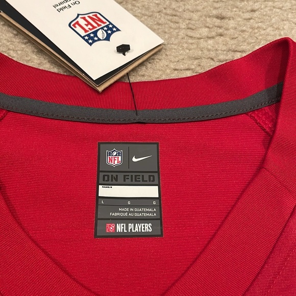 George Kittle San Francisco 49ers Nike Women's 75th Anniversary Jersey - Scarlet - Picture 4 of 6